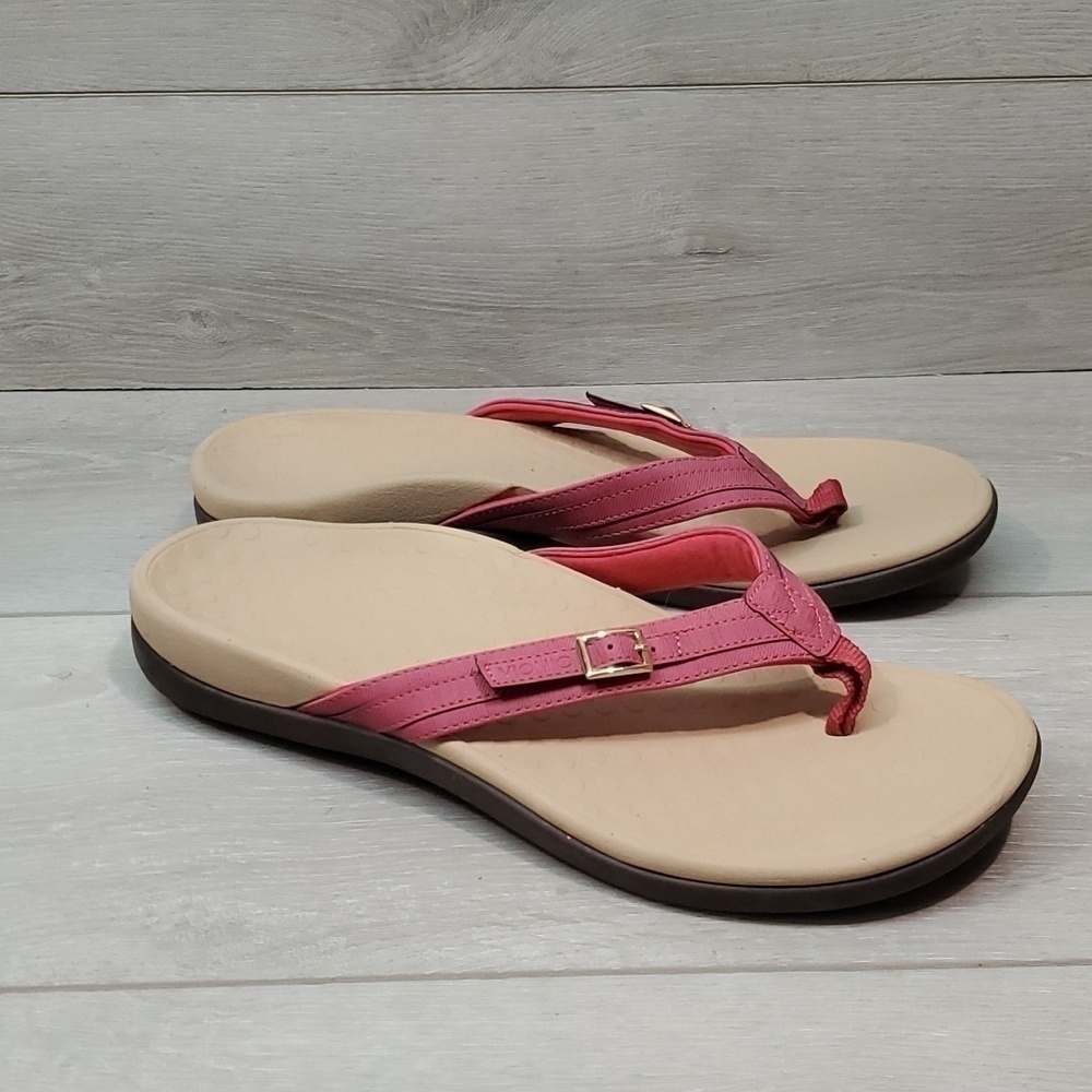 Vionic Women Patty Thong Sandals Flats Slides shoes sz 11